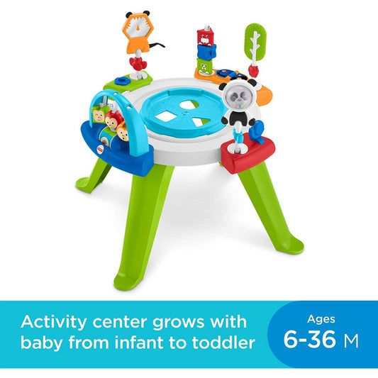 Fisher Price 3-In-1 Spin & Sort Activity Center for Baby Activity Pods