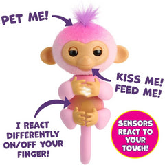 Fingerlings Interactive Pet - Pink Harmony Monkey