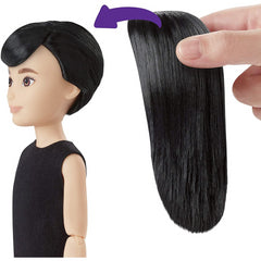 Creatable World Deluxe Dark Straight Hair Character Kit - Maqio