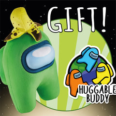 Among Us Series 2 Huggable Plush Crewmate Figure 30cm - Green & Banana