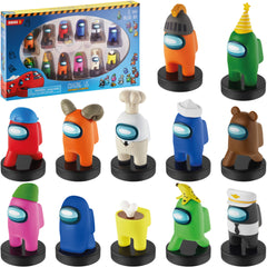 Among Us Series 2 Crewmate Stampers Figures 12 Pack Deluxe Box
