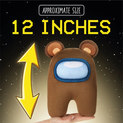 Among Us Series 2 Huggable Plush Crewmate Figure 30cm - Brown Bear