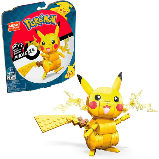 Mega Construx Pokemon Pikachu Building Set Compatible Bricks 4 inch