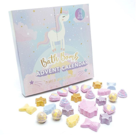 Magical Unicorn Bath Bomb Christmas Advent Calendar