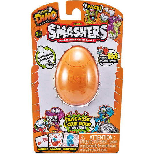 Zuru Smashers Container Pack of 1 Dinosaur Toy Blind Random