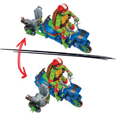 Teenage Mutant Ninja Turtles - Battle Cycle With Raphael Figure