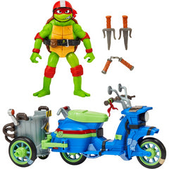 Teenage Mutant Ninja Turtles - Battle Cycle With Raphael Figure