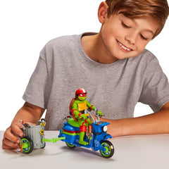 Teenage Mutant Ninja Turtles - Battle Cycle With Raphael Figure