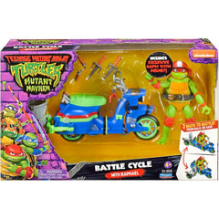 Teenage Mutant Ninja Turtles - Battle Cycle With Raphael Figure