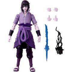 Naruto Anime Heroes 16.5cm Action Figure - Shippuden Uchiha Sasuke Rinnegan