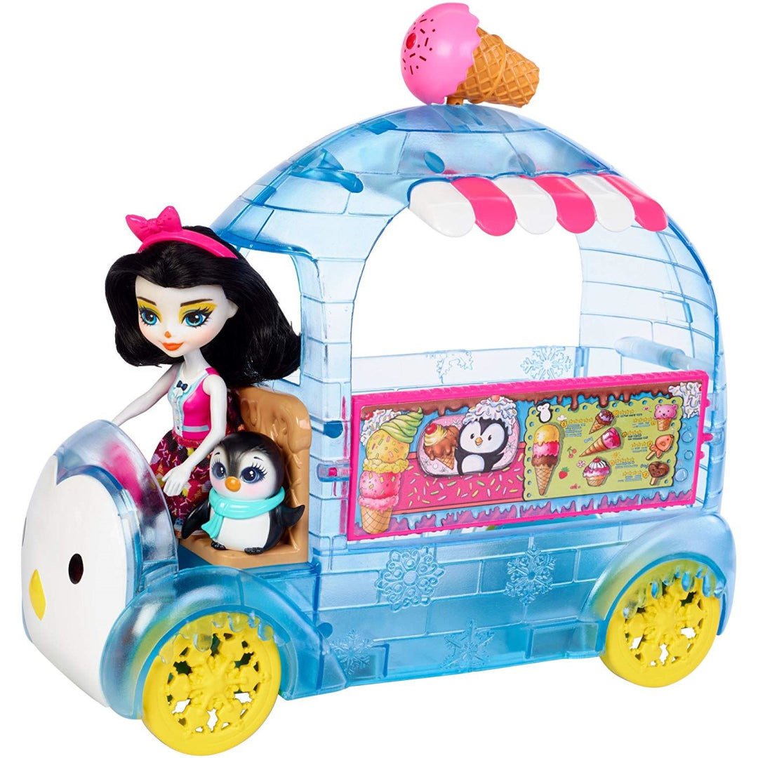Enchantimals FKY58 Wheel Frozen Treats Preena Penguin Doll and Playset - Maqio