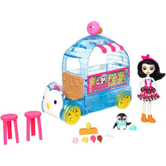 Enchantimals FKY58 Wheel Frozen Treats Preena Penguin Doll and Playset - Maqio