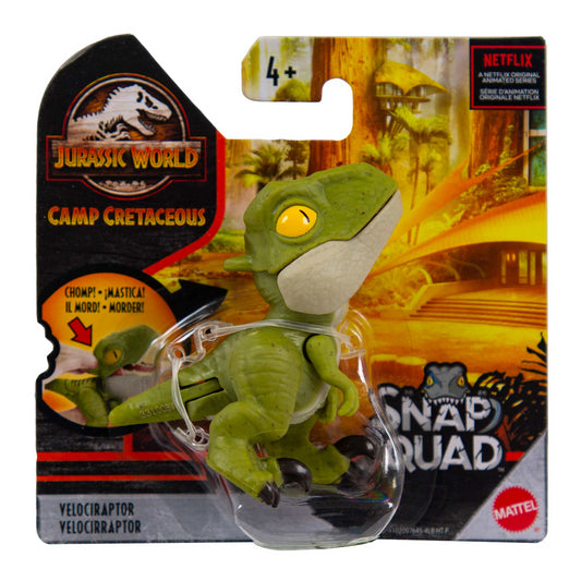 Jurassic World Snap Squad Camp Cretaceous - Green Velociraptor