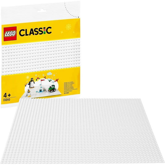 Lego Classic Winter Construction Baseplate White 25 cm X 25 cm 11010