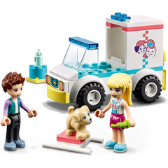 LEGO Friends 41694 Pet Clinic Ambulance Vet Animal Rescue Playset