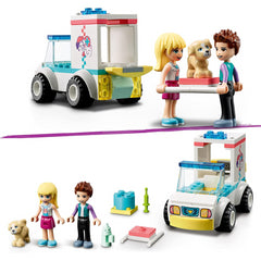 LEGO Friends 41694 Pet Clinic Ambulance Vet Animal Rescue Playset