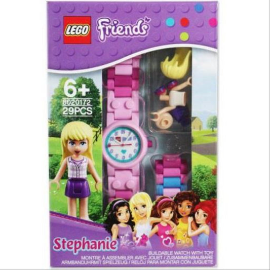 Lego Friends Stephanie Pink Analogue Quartz Watch with Plastic Strap 8020172 - Maqio