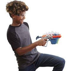 Nerf DinoSquad Stegosmash Dart Blaster 4-Dart Storage 5 Official Nerf Darts