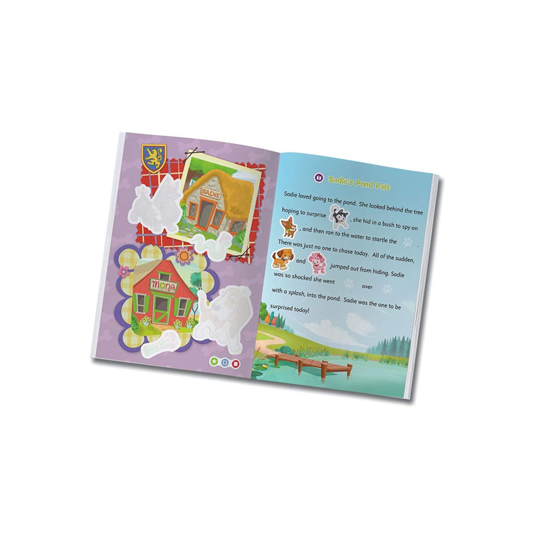 LeapFrog LeapReader Book: Pet Pals Sticker Story Time (Works with Tag) - Maqio