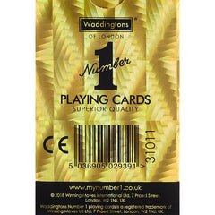 Waddingtons of London Classic Gold Number 1 Playing Cards