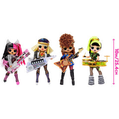 L.O.L. Surprise! OMG Remix Super Surprise 4 Fashion Dolls & 4 Musical Instruments