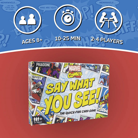 Marvel Paladone Say What You See Card Game