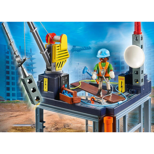 Playmobil 70816 City Action Starter Pack  Construction Site with 59pcs