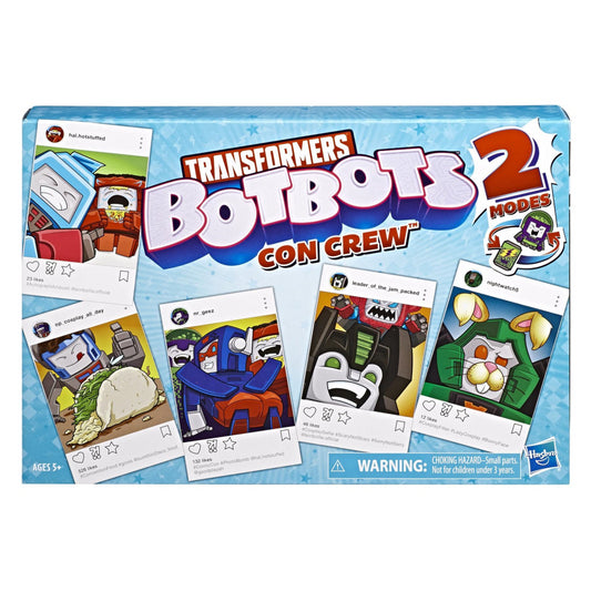 Hasbro Transformers BotBots E4288 Con Crew - 2 Modes - Maqio