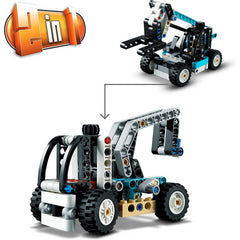 LEGO Technic 2 In 1 Telehandler Forklift to Tow Truck Toy Model 42133