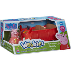 First Peppa Pig Toy Weebles Push Along Wobbily Car