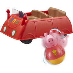 First Peppa Pig Toy Weebles Push Along Wobbily Car Maqio