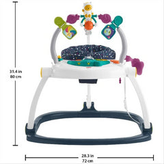 Fisher-Price Astro Kitty Spacesaver Jumperoo Music Sounds Lights