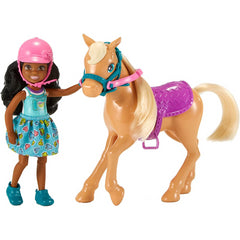 Barbie Family Pony Horse and Chelsea Doll Adventure Gift Set