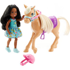 Barbie Family Pony Horse and Chelsea Doll Adventure Gift Set