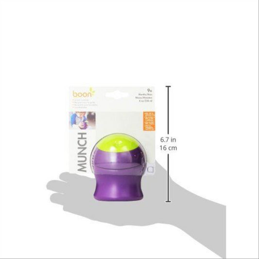 Boon Munch Snack Container (Green/Purple) - Maqio