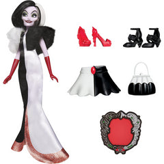 Disney Princess Disney Villains Cruella De Vil Fashion Doll and Accessories