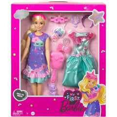 My First Barbie Cloud Dress Soft Touch Body Doll