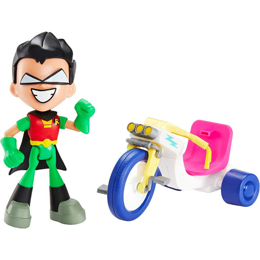 DC Teens GO! Titans Go Robin and his Bike Figure