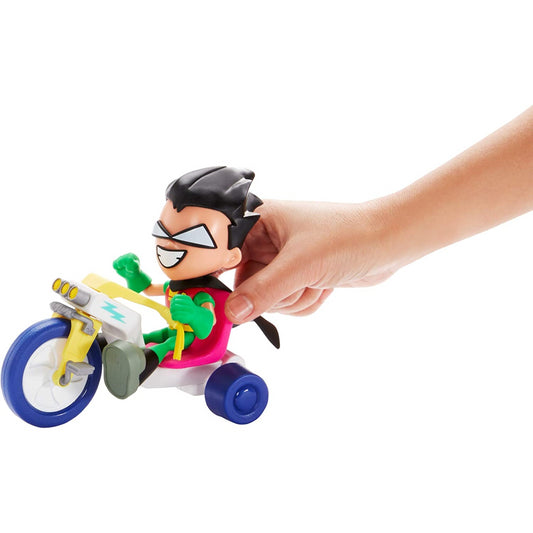 DC Teens GO! Titans Go Robin and his Bike Figure