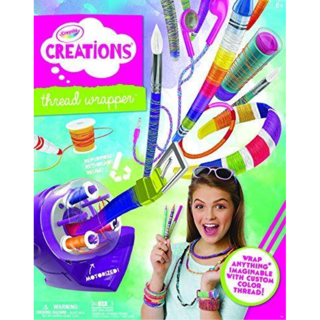 Crayola Creations Thread Wrapper Art Kit - Maqio