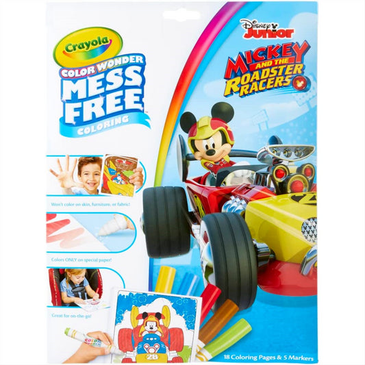 Crayola Color Wonder Mess Free Coloring Mickey and the Roadster Racers