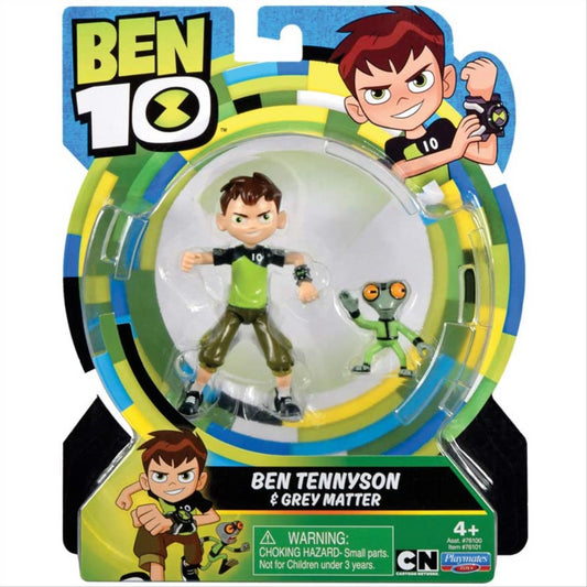 Ben 10 Action Figure - Grey Matter Twin Pack