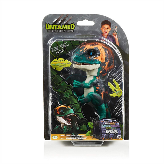 Fingerlings Untamed Raptor Turquoise Fury Collectible Electronic Pet Toy - Maqio