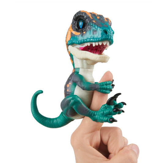 Fingerlings Untamed Raptor Turquoise Fury Collectible Electronic Pet Toy - Maqio