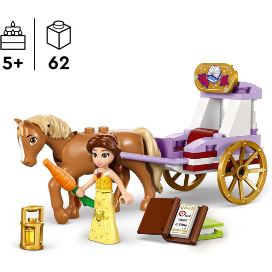 LEGO Disney Princess 43233 Belles Storytime Horse Carriage Toy & Belle