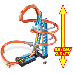 Hot Wheels Track Set Sky Crash Tower 83cm GJM76