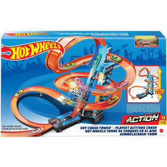 Hot Wheels Track Set Sky Crash Tower 83cm GJM76