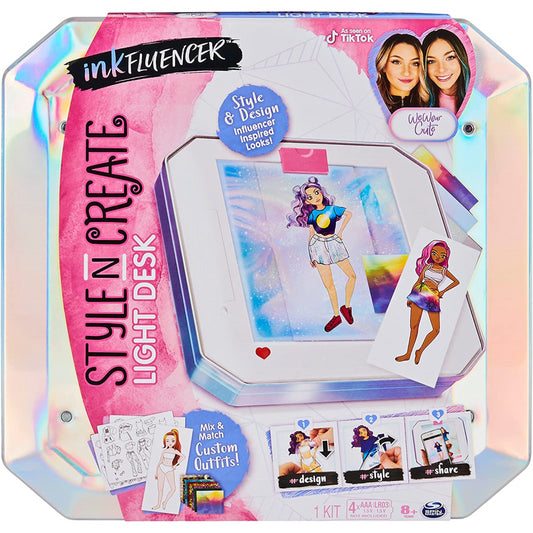 Inkfluencer We Wear Cute Style N Create Light Desk Activity Kit