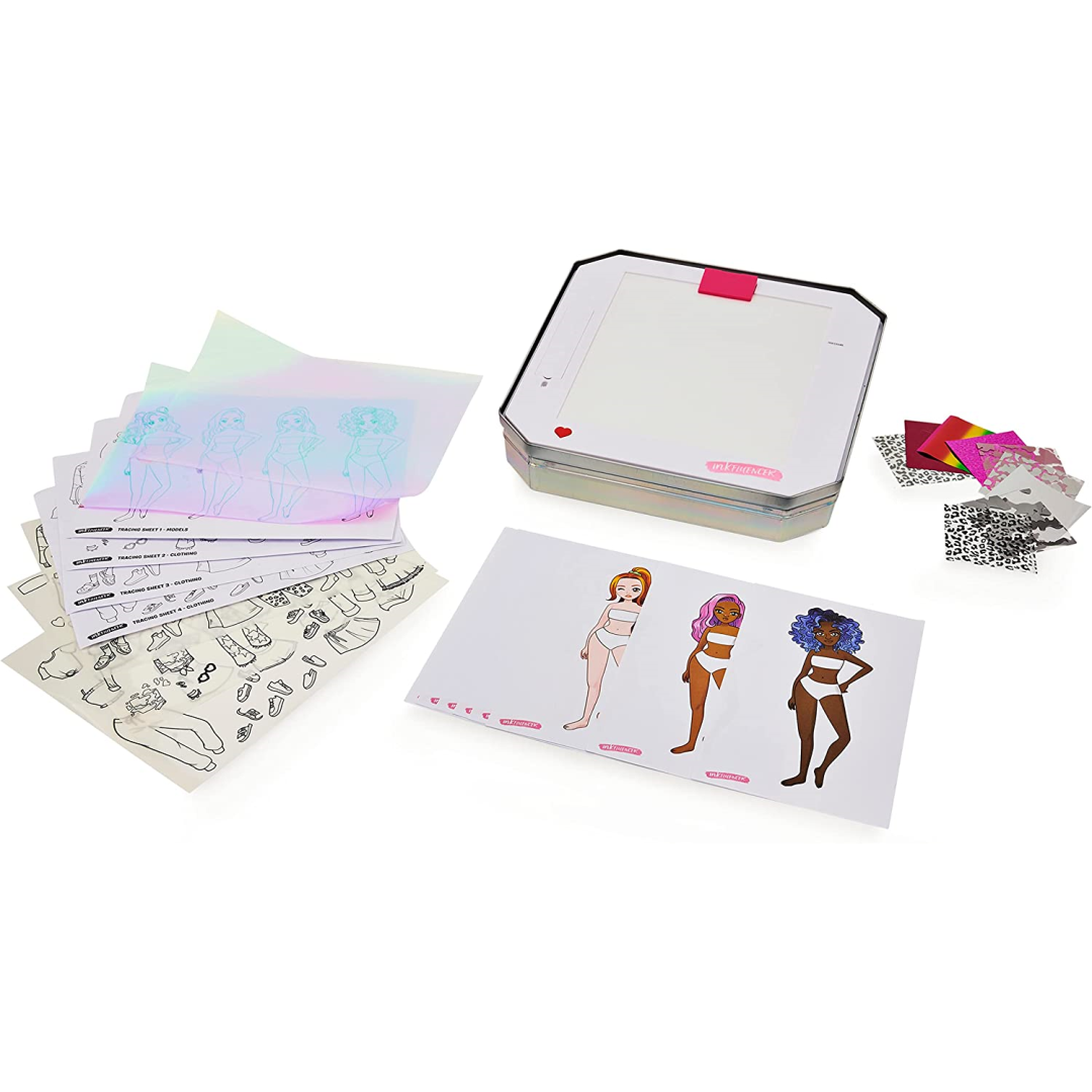 Cool Maker InkFluencer Style N Sketch Journal - Diario Di Moda Con Trasferimenti Metallici, Adesivi E Gemme Per Disegnare Look Ispirati Ai Social