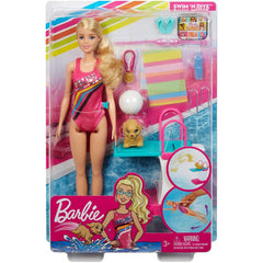 Barbie GHK23 Dreamhouse Adventures Swim 'n Dive Doll and Accessories - Maqio